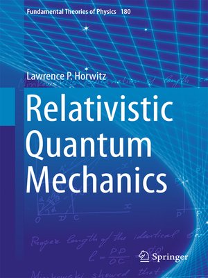 cover image of Relativistic Quantum Mechanics